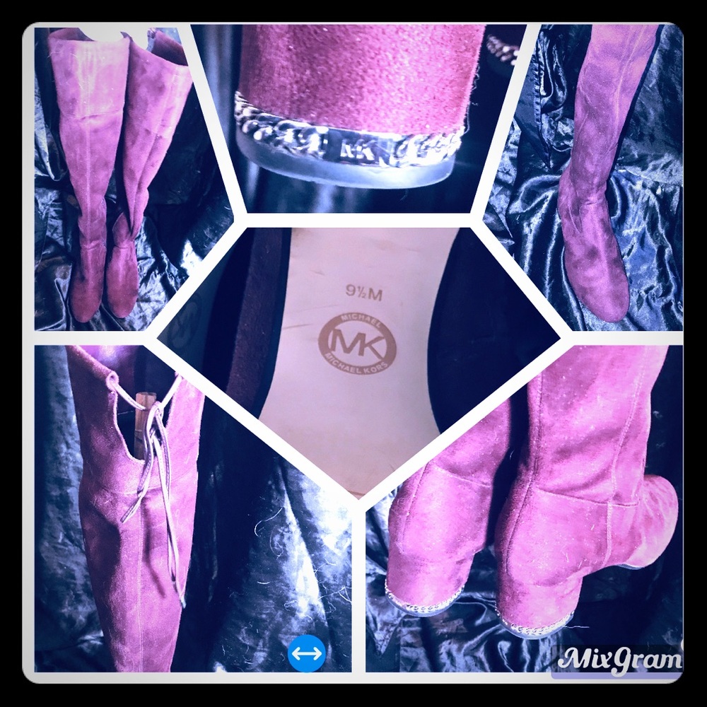 Michael Kors thigh high boots.